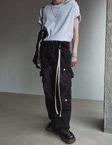 Rogueteen Strap Cargo Denim Pants