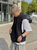 Hooded Sweat Vest 3C
