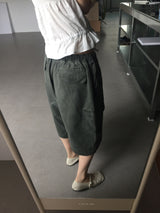 Wheel Cargo Bermuda Pants (3color)