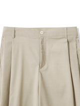 Mother-of-pearl Balloon Wide Slacks 3COLOR