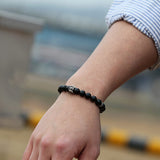 SVB-307 Onyx Raw Stone Bracelet 8mm