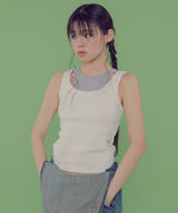 [NF] SNAPLINE SLEEVELESS_(WHITE)_F24QB364