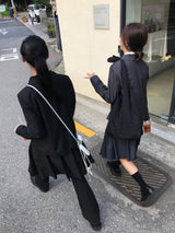 ラウンドカラークラシックブレザー