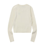 PRIMROSE V-NECK CROP KNIT (6COLOR)