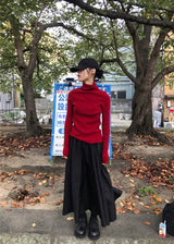 ウールタートルネックニット