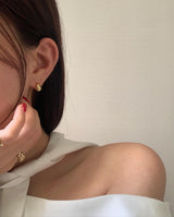(silver925) ティアーズピアス *gold