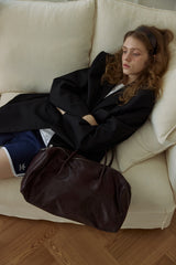MADE_Marlow Boston Bag / URBAN BURGUNDY