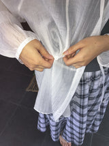 Noah See-through Summer Tie Blouse