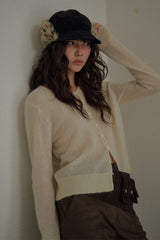 Hushed Wool Cardigan [Lemon]
