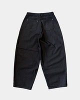 Slant Button Denim Pants