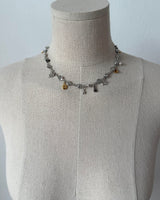 [MADE] open close charm necklace