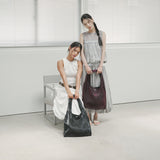 New layered organza bag_black