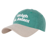 2トーンウォッシュドボールキャップ - Green