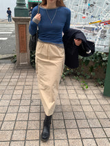 [MADE] VELY TENCEL LAYERED TEE