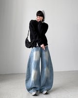 Prim Washing Balloon Denim