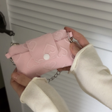ハートチェーンウォレットバッグ_ワイド (3color)