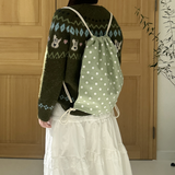 New dot multi bag - mint