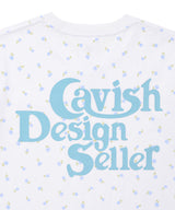 W FLOWER SELLER LOGO SS TEE WHITE(CV2GMFT514A)