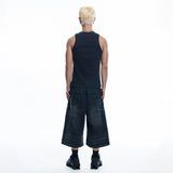 EASY See-through Crop Short Sleeve - BLACK