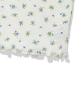 RUFFLE FLOWER SKIRT PANTS(WHITE)