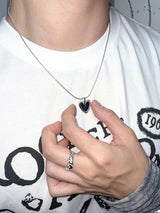 HEART TARGET WAVE RING