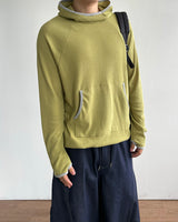 Gets High-neck Waffle Hoodie