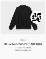[ASCLO MADE] エアリーバンディングシャツ (2color)