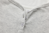 Hazel Layered Button T-shirt