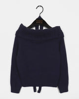 Weck Twisted Off-Shoulder Knit Set