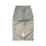 BIG CARGO SUPER WIDE VENTILATION PANTS - KHAKI BEIGE/BLACK
