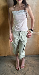 cargo capri pants