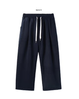 コージーフリースワイドスウェットパンツ
