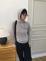 Avon striped hoodie (3color) 