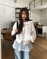 Kathy See-Through Frill Skirt
