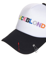 BBD アンカバーカラーズロゴトラッカーメッシュキャップ (ブラック)