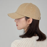 VAカーブロゴウールブレンド5パネルキャップ / Beige