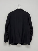 [unisex] カーブ3ボタンオーバーフィットブレザージャケット