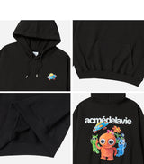 25SS CLAY ALIEN HOODIE BLACK