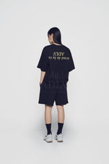 24FW UPSIDE DOWN BASIC LOGO SHORT SLEEVE T-SHIRT BLACK