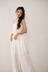 Flower scarf (Ivory)