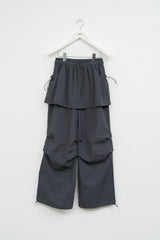 (W) ウォッシャースカートパンツ (3color)