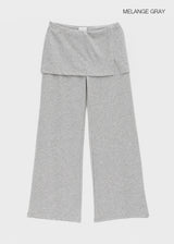 [MADE] Pompo Cooling Slit Skirt Pants (Set Available)