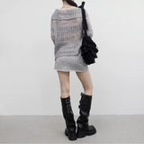 Lucia see-through knitwear