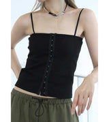 TWILL CORSET TOP