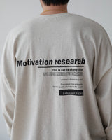 RESEARHヘビーサイズロングスリーブTシャツ