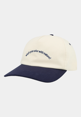 slogan 5P ball cap / ivory navy