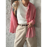 [S/S] Beach check overfit shirts (3color)