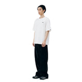 WIDE STRAIGHT FIT PANTS [BLACK]