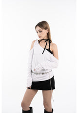 Four seasons low rise banding mini skirt (2 colors)