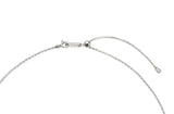 25FW★ Essence Silver (W) Moissanite Flower Station Necklace S